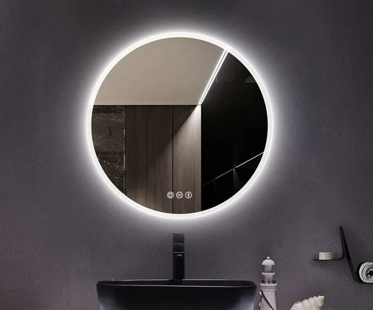 Led-Round-Bathroom-Mirror/ Led-Mirror/ Defogging/ Bluetooth Speakers/ Dimmable/ Color Adjustable